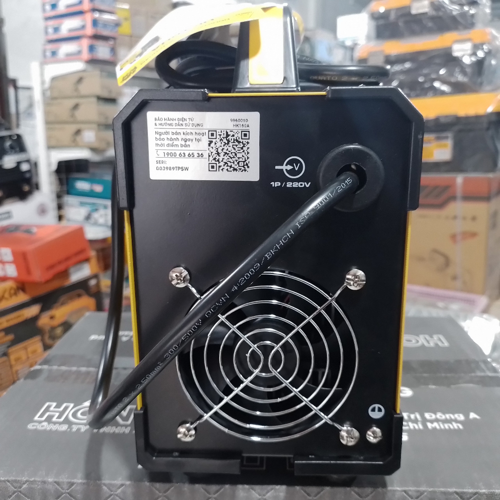 Máy hàn que HỒNG KÝ - HK 160A máy mới chính hãng 100% bảo hành hãng 18 tháng