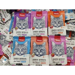 Pate wanpy 80g cho mèo con, mèo lớn, mèo kén ăn đủ vị.