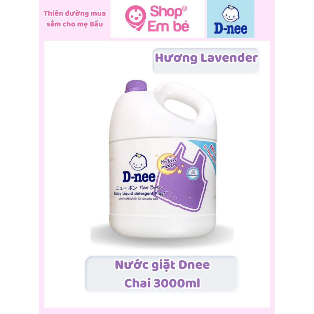 Nước Giặt Dnee 3000Ml Thơm Dịu An Toàn Cho Bé - Nước Giặt Thái Hàng Chính Hãng -Shop Em Bé