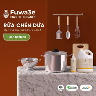 Fuwa3e- Refill nước rửa chén hữu cơ can 10L