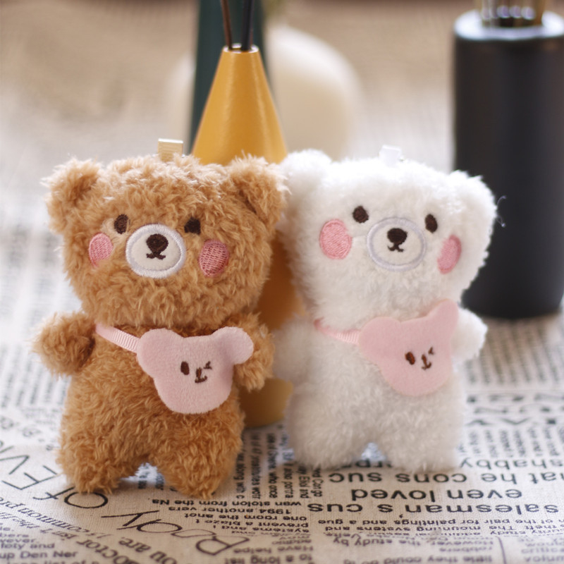 Móc khóa thú bông vịt, chó, đám mây, bò ngộ nghĩnh dễ thương chất liệu mềm mại làm móc khóa, treo balo túi xách PKNN01