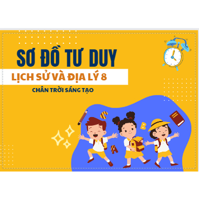 Số A5 sơ đồ tư duy Sử Địa 8 - Chân trời sáng tạo