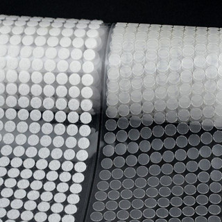  Băng dính gai băng dính nhám Velcro tròn 1.5cm khóa nhám mặt trong có sẵn keo dính 