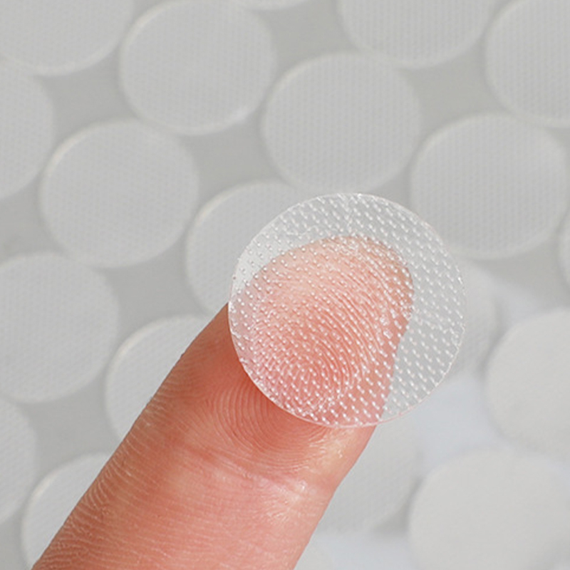 Combo 500 - 1000 Băng dính gai, băng dính nhám Velcro tròn 1.5cm, khóa nhám mặt trong có sẵn keo dính