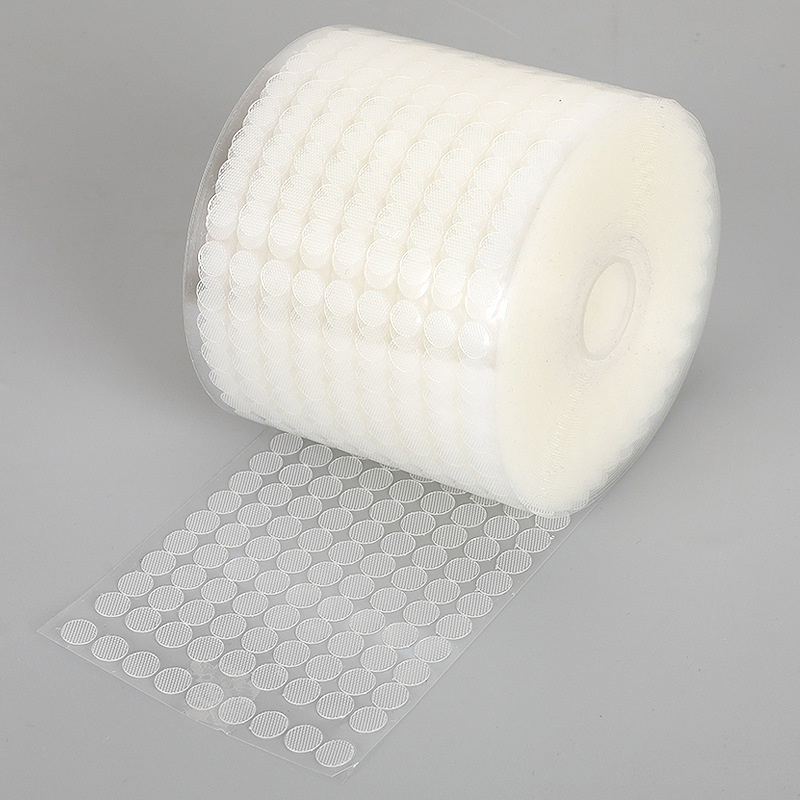 Combo 500 - 1000 Băng dính gai, băng dính nhám Velcro tròn 1.5cm, khóa nhám mặt trong có sẵn keo dính