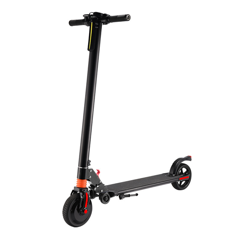 Xe scooter điện gấp gọn bánh 6,5 inch đồng hồ led 1 lần sạc đi 10km hai bánh nhỏ di chuyển tiện lợi không yên xe ngồi