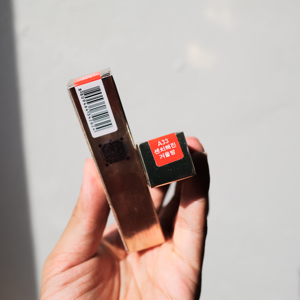 Son black a33 rouge màu đỏ cam dễ thương , son kem lì dành cho học sinh