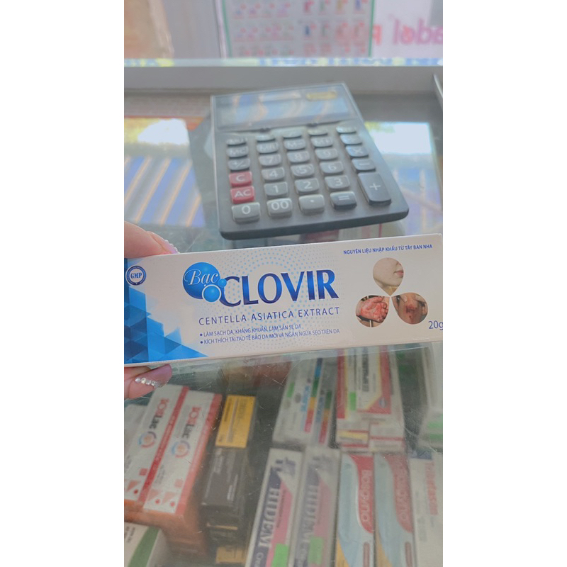 Tuýp Bôi Ngoài Da Bạc Clovir 20g