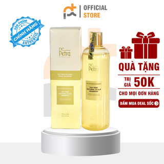 Dầu gội công nghệ sinh học Petra Tea Tree Natural Scalp Shampoo 520ml chống gầu dưỡng tóc mềm mượt ngăn ngừa nấm ngứa .