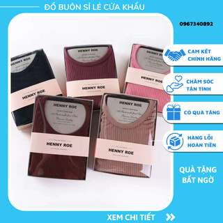 Bộ đồ giữ nhiệt len tăm cho nữ, Bộ quần áo giữ nhiệt nữ HENNY ROE