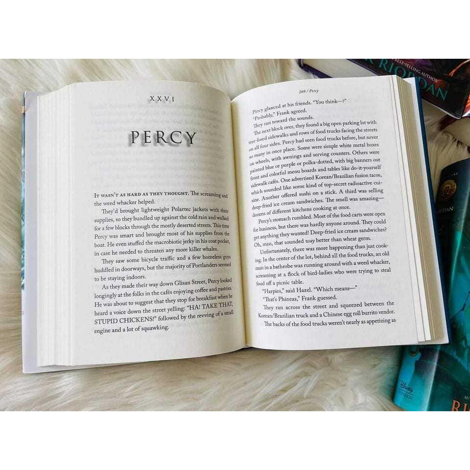 Rick Riordan Heroes of Olympus 5q bìa cứng nhập