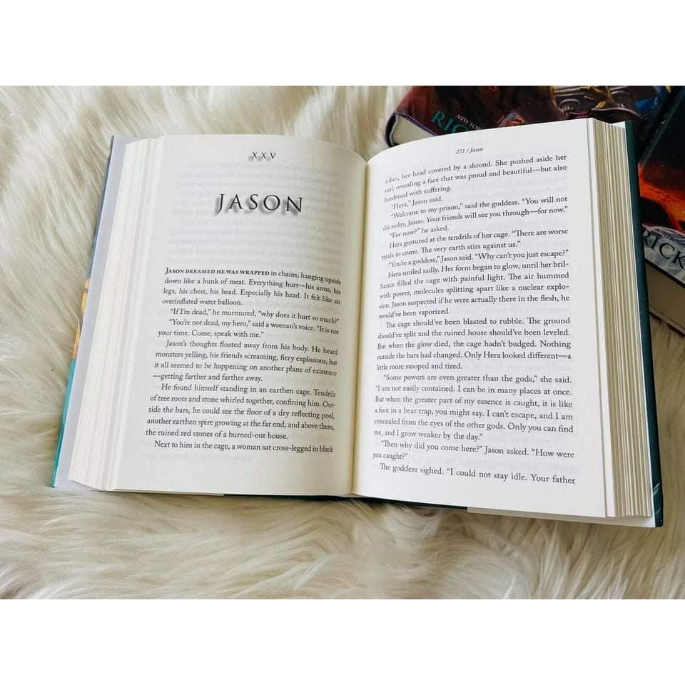 Rick Riordan Heroes of Olympus 5q bìa cứng nhập