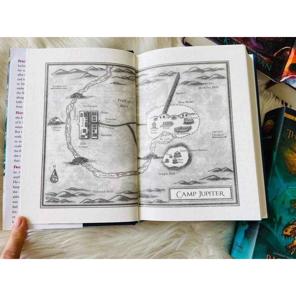 Rick Riordan Heroes of Olympus 5q bìa cứng nhập