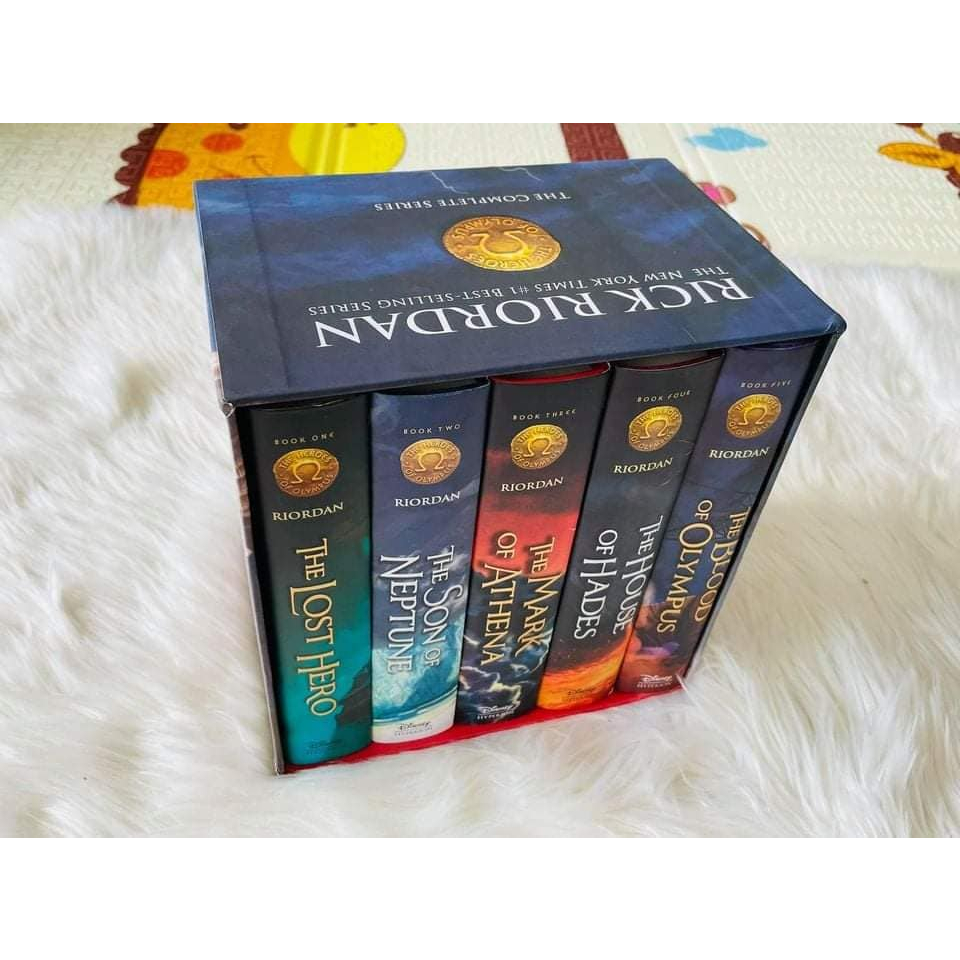 Rick Riordan Heroes of Olympus 5q bìa cứng nhập