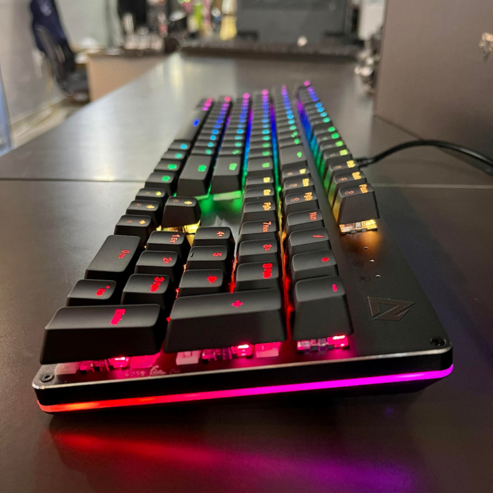 Bàn Phím Cơ AUKEY KM-G12 Đèn Led RGB, Outemu Switch Siêu Bền, Keycap ABS Phủ Nhám, Bảo Hành 2 Năm