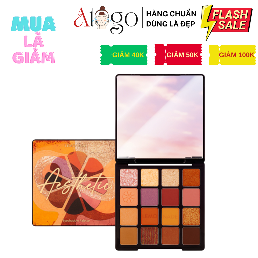 Bảng phấn mắt xinh xỉu Lemonade Aesthetic Eyeshadow Palette 20.8g