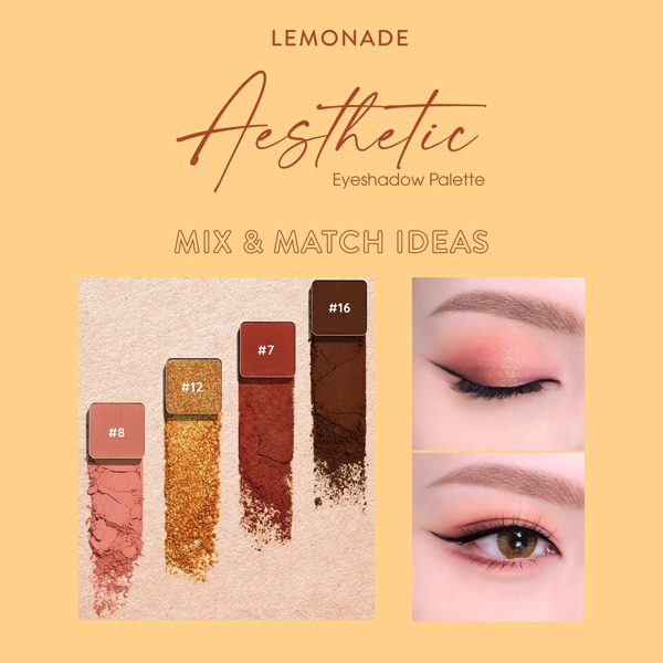 Bảng phấn mắt xinh xỉu Lemonade Aesthetic Eyeshadow Palette 20.8g