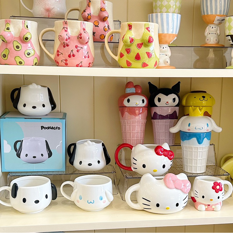 Ly sứ kem ly Sanrio Kuromi, Melody đáng yêu