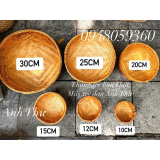 Thúng tre mủng tre hun khói kĩ shop mây tre đan Anh Thư