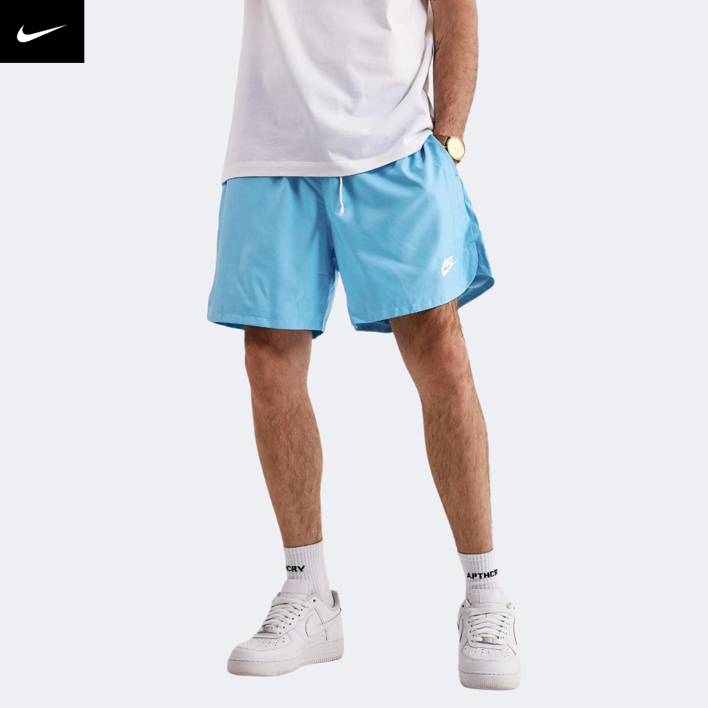 Quần ngắn thể thao nam nữ Nike Sportswear Men's Woven Unlined Flow Short - Xanh da trời