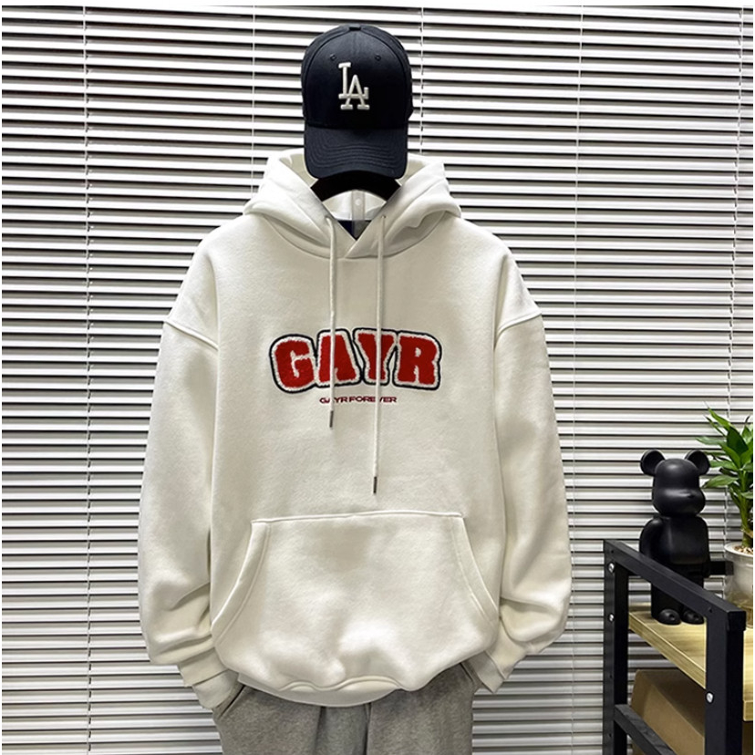 Áo Nỉ Hoodie Mũ 2 Lớp Dày Dặn Phối Chữ GAYR Sành Điệu, Áo Nỉ Hoodie Form Rộng Nam Nữ Cá Tính, Chất Liệu Nỉ Ngoại Cao Cấp