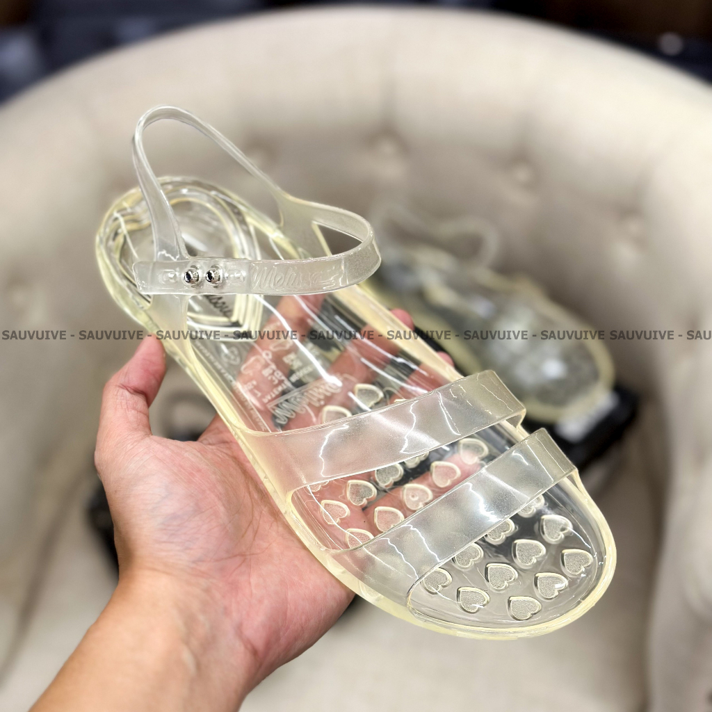 Giày Sandal Melissa Quai Trong Đế Thấp (Mã: 889) - SAUVUIVE