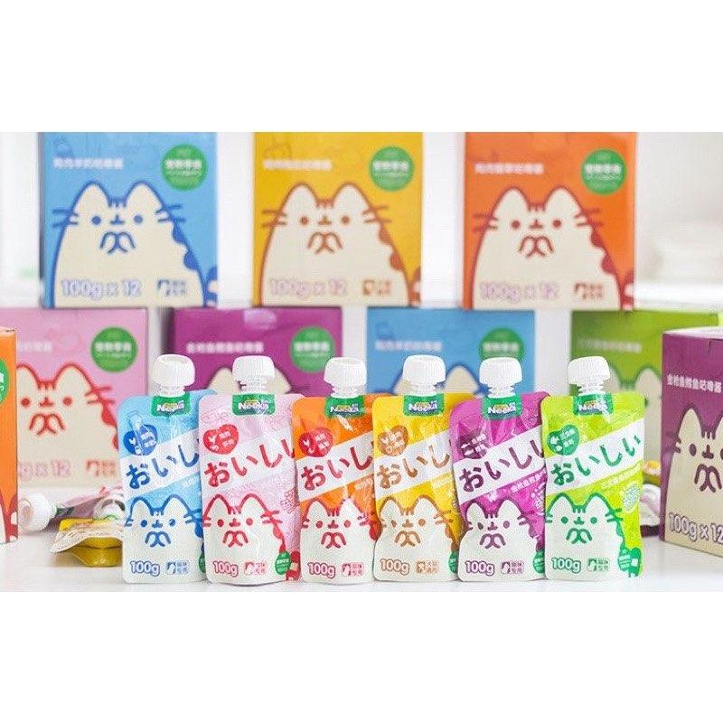 Súp thưởng nắp vặn Neeka 100 gram bổ sung men vi sinh tốt cho hệ tiêu hóa | Đồ ăn cho mèo