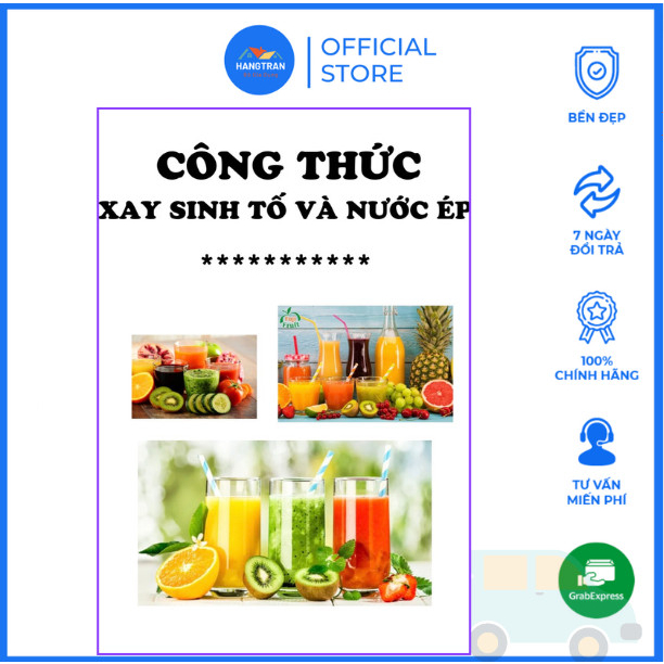 Công dụng của nước ép và những công thức pha chế ngon,