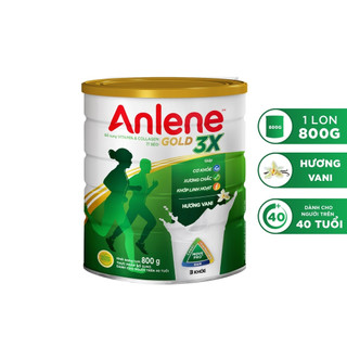 Sữa bột Anlene Gold 3X 800g Mới (trên 40 tuổi) 440g_800g_1.2kg