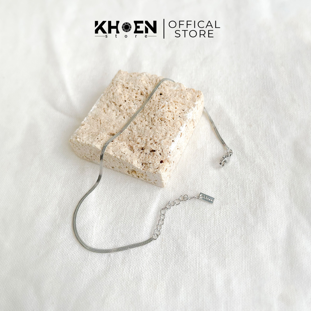 Lắc chân - Xích mịn Titan - Khoen Store