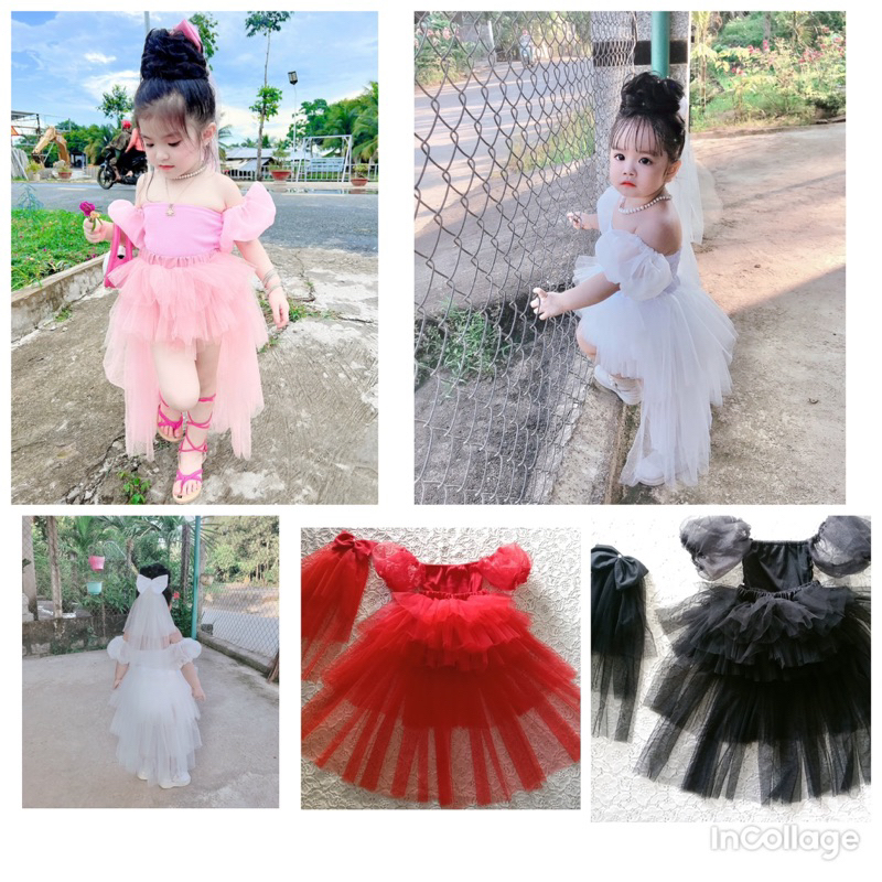 Váy cô dâu cho bé gái