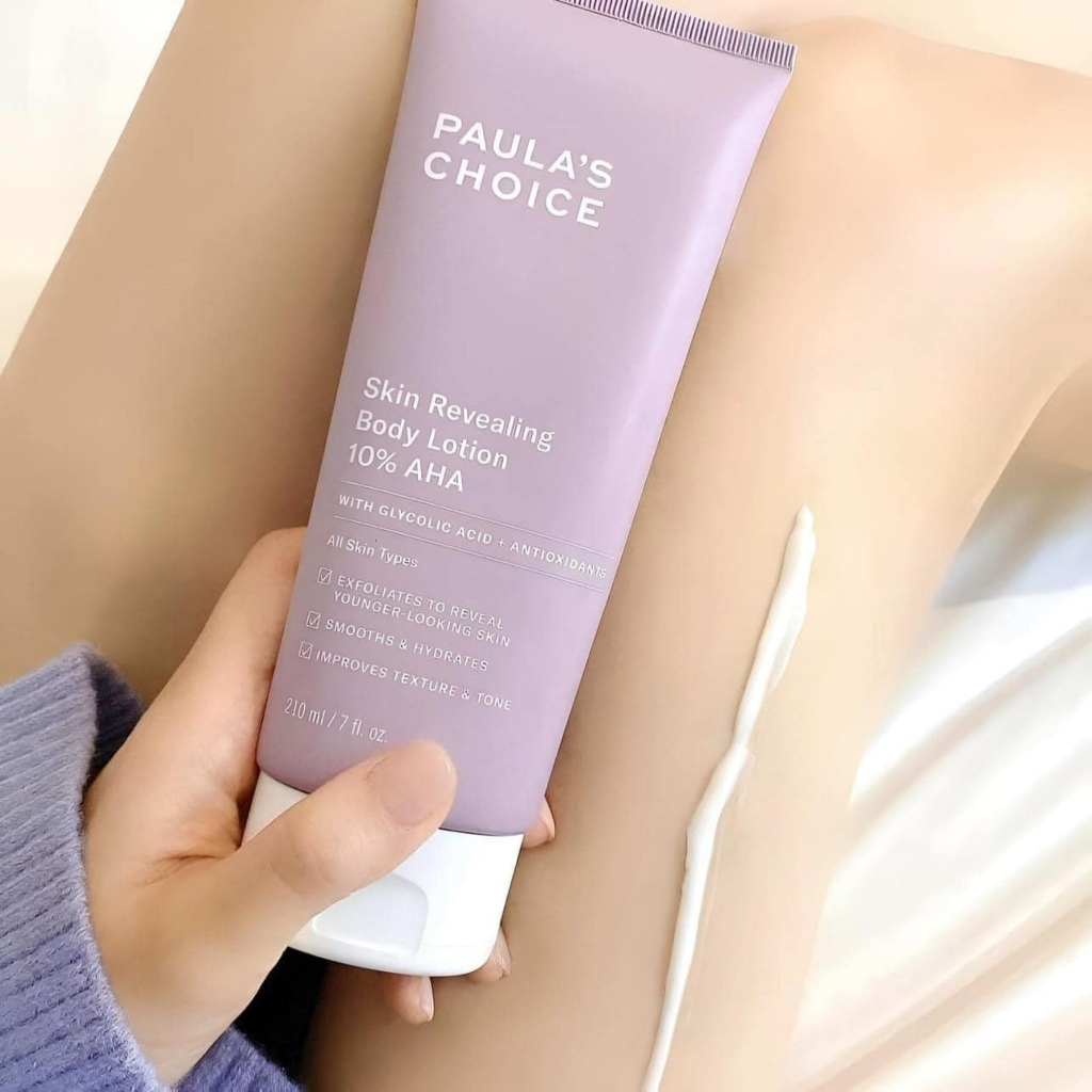 Kem Dưỡng Thể Chứa 10% AHA Paula's Choice Skin Revealing Body Lotion 10% AHA 210ml Chính Hãng