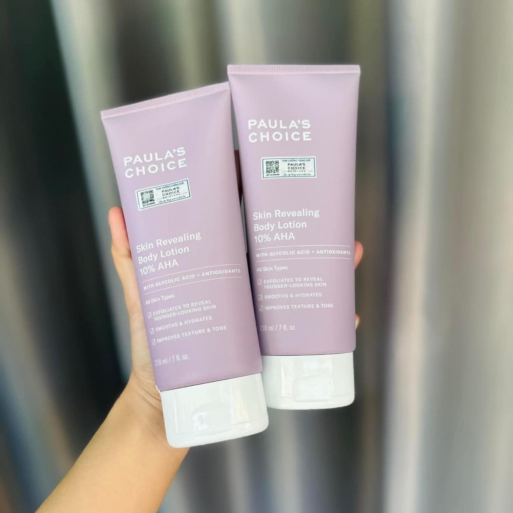 Kem Dưỡng Thể Chứa 10% AHA Paula's Choice Skin Revealing Body Lotion 10% AHA 210ml Chính Hãng