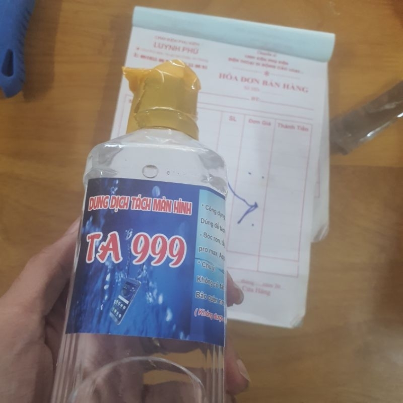 Nước tách màn hình TA 999 dung dịch tháo lưng tách màn hình