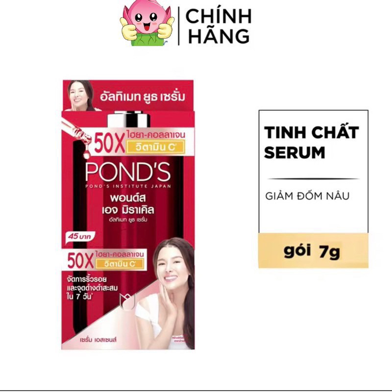 Tinh Chất Dưỡng Giúp Ngăn Ngừa Lão Hoá Da POND'S Age Miracle 7g