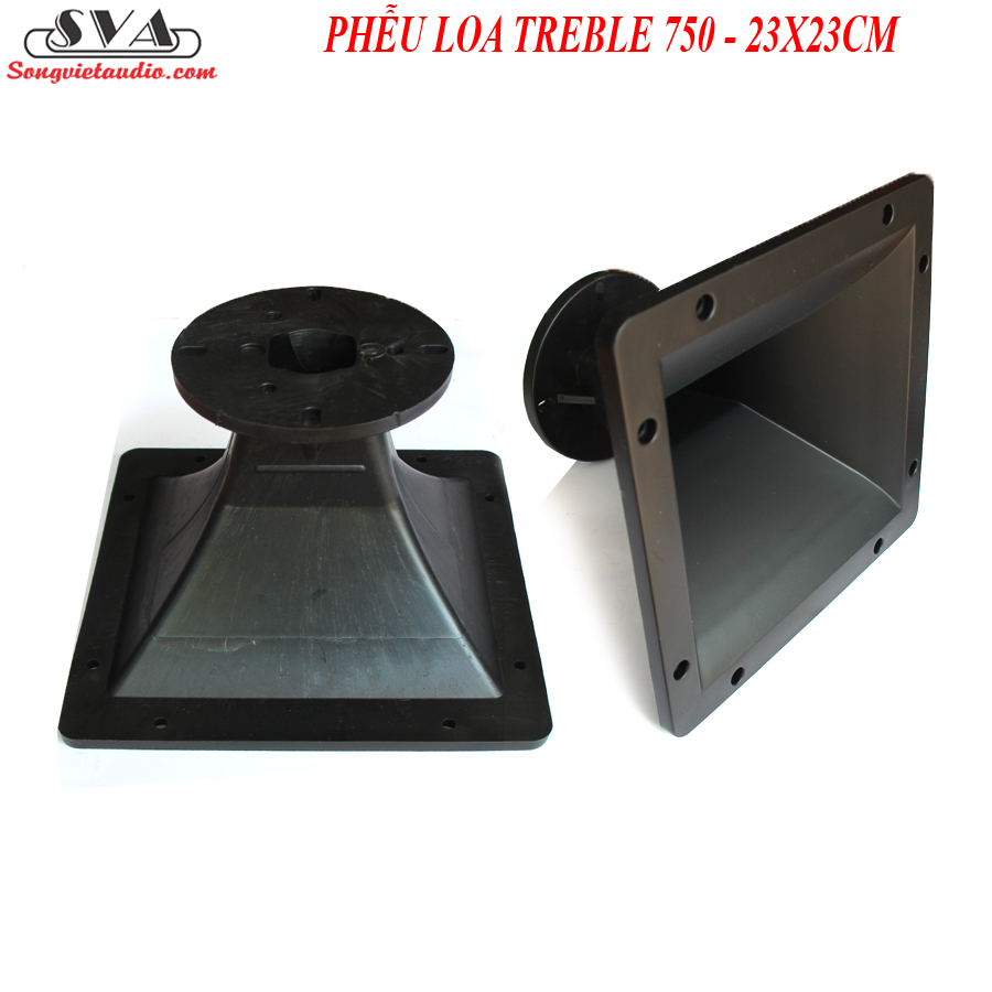 Họng loa Treble kèn 750 / 850 vuông lớn 23cm x 23cm