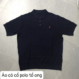 Áo có cổ polo tổ ong