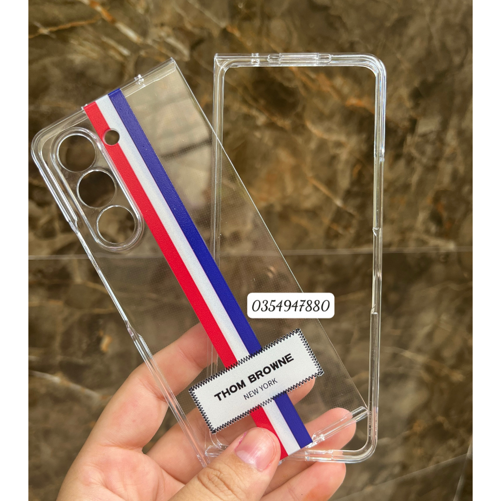 Ốp lưng Likgus họa tiết Thom Bowne cho Samsung Galaxy Z Fold 5 5G 2 mảnh trong cứng ôm máy