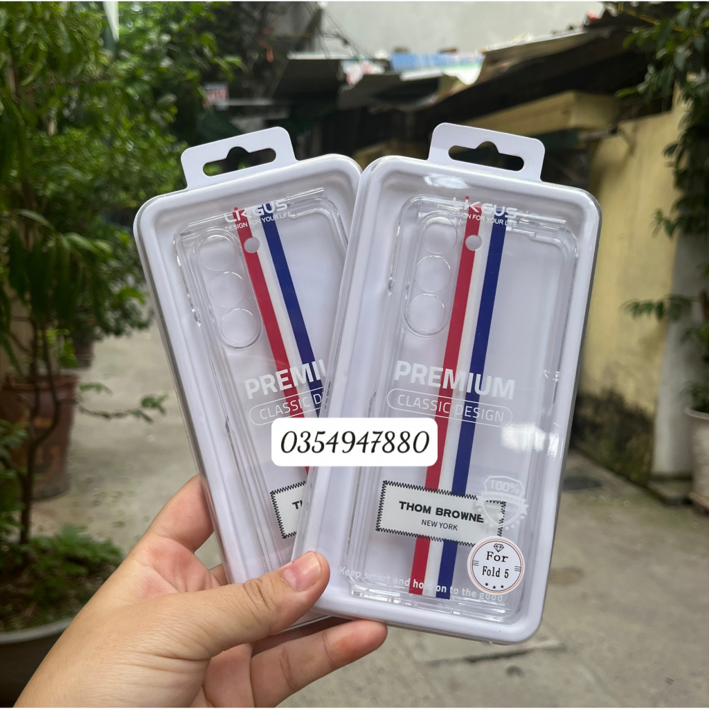 Ốp lưng Likgus họa tiết Thom Bowne cho Samsung Galaxy Z Fold 5 5G 2 mảnh trong cứng ôm máy