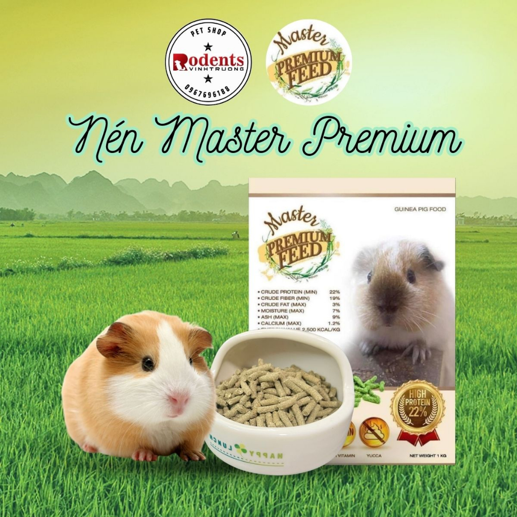 Nén cao cấp Master Premium Feed dành cho Bọ Ú