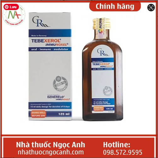 Tebexerol Immunoxel tăng cường hệ thống miễn dịch cho cơ thể - Nhà thuốc Ngọc Anh