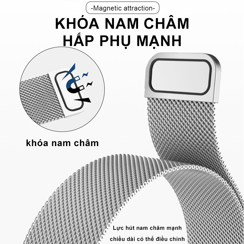 Dây Đồng Hồ Milano Cho Đồng Hồ Thông Minh Đồng Màu Cho Đồng Hồ Apple 7/SE/6/5/4/3/2 Kích Thước 38/42/45/49Mm cao cấp