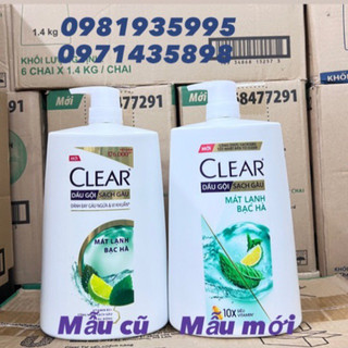 [Mẫu Mới] Dầu Gội Clear 1,4kg