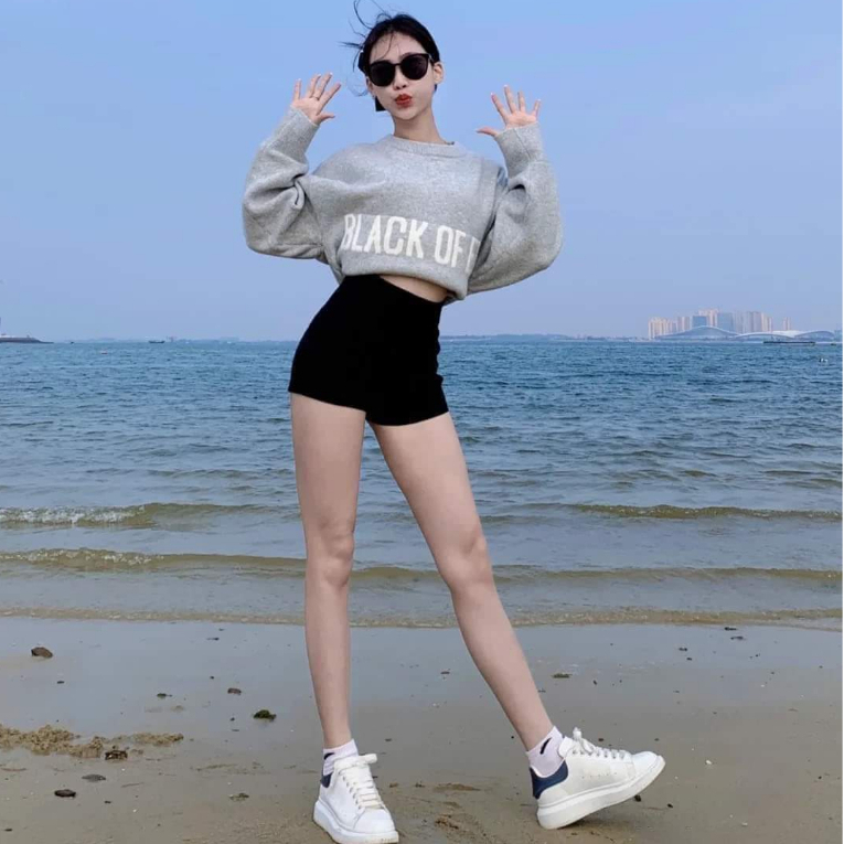 [Rẻ vô địch] [Ảnh Thật] QUẦN BIKER SHORT NỮ-   hàng có sẵn SLL, quần biker short, legging lửng có tú