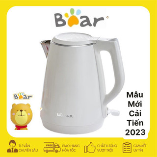 Ấm đun siêu tốc bear zdh-e15u2 công suất 1500w, ấm siêu tốc inox 304 chống gỉ bảo hành 18 tháng