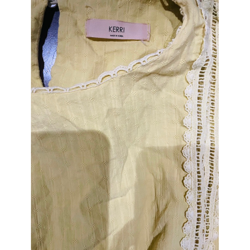 Áo thô phối ren size s m, chân váy linen eo 66-70