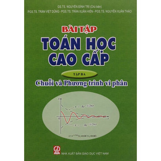Sách - Bài tập Toán học cao cấp Tập 3: Chuỗi và Phương trình vi phân