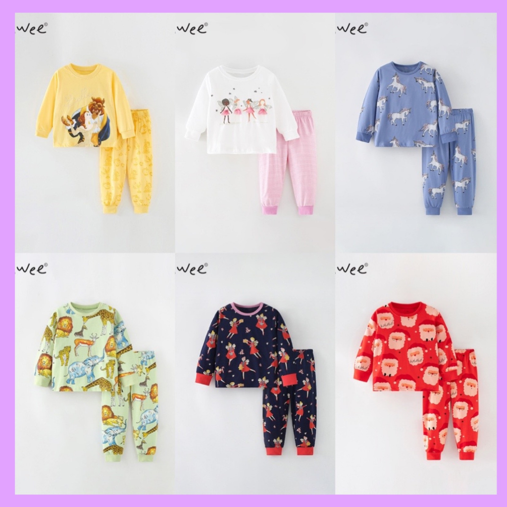 Bộ bé gái Little Maven bộ thun cotton dài tay bé gái hãng Malwee BGKL432