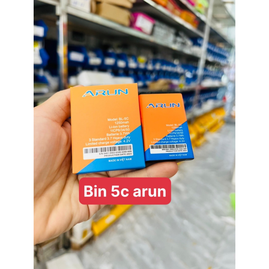 Pin nokia dung lượng cao 5C.4C.4U.4UL.4L 3800mAh dành cho dòng máy NOKIA. BH 1 đổi 1