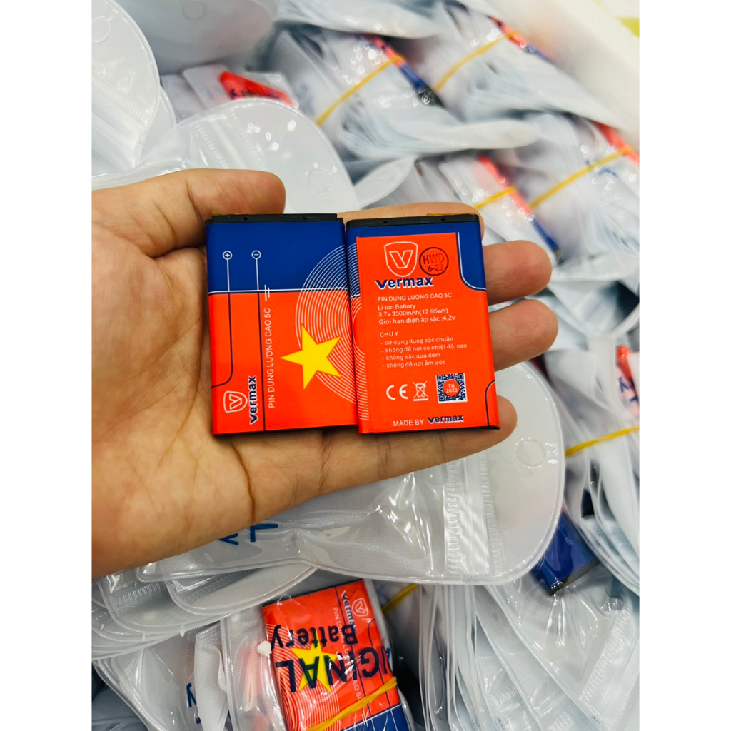 Pin nokia dung lượng cao 5C.4C.4U.4UL.4L 3800mAh dành cho dòng máy NOKIA. BH 1 đổi 1